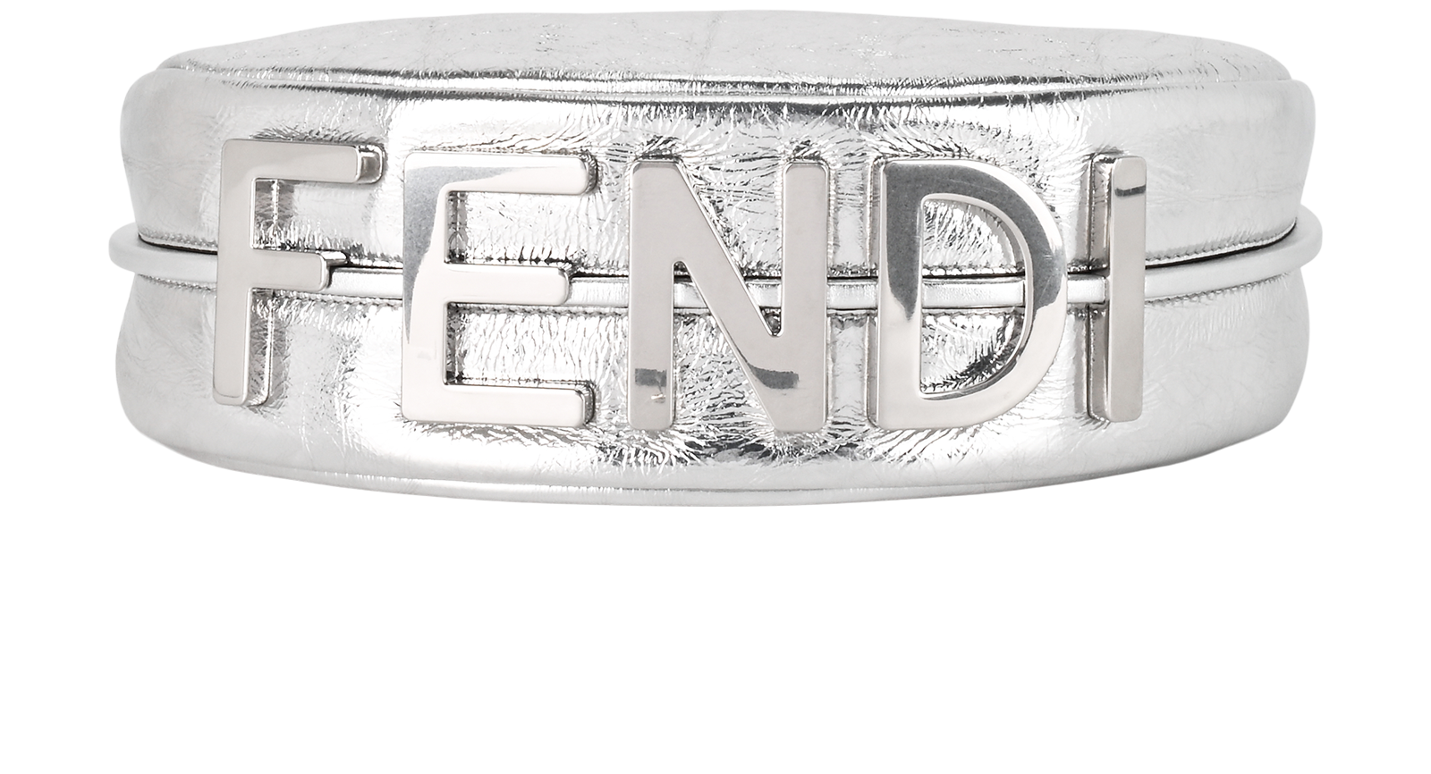 Small Fendigraphy, &pound;1,400, Handbags, Silver, Leather, Top view